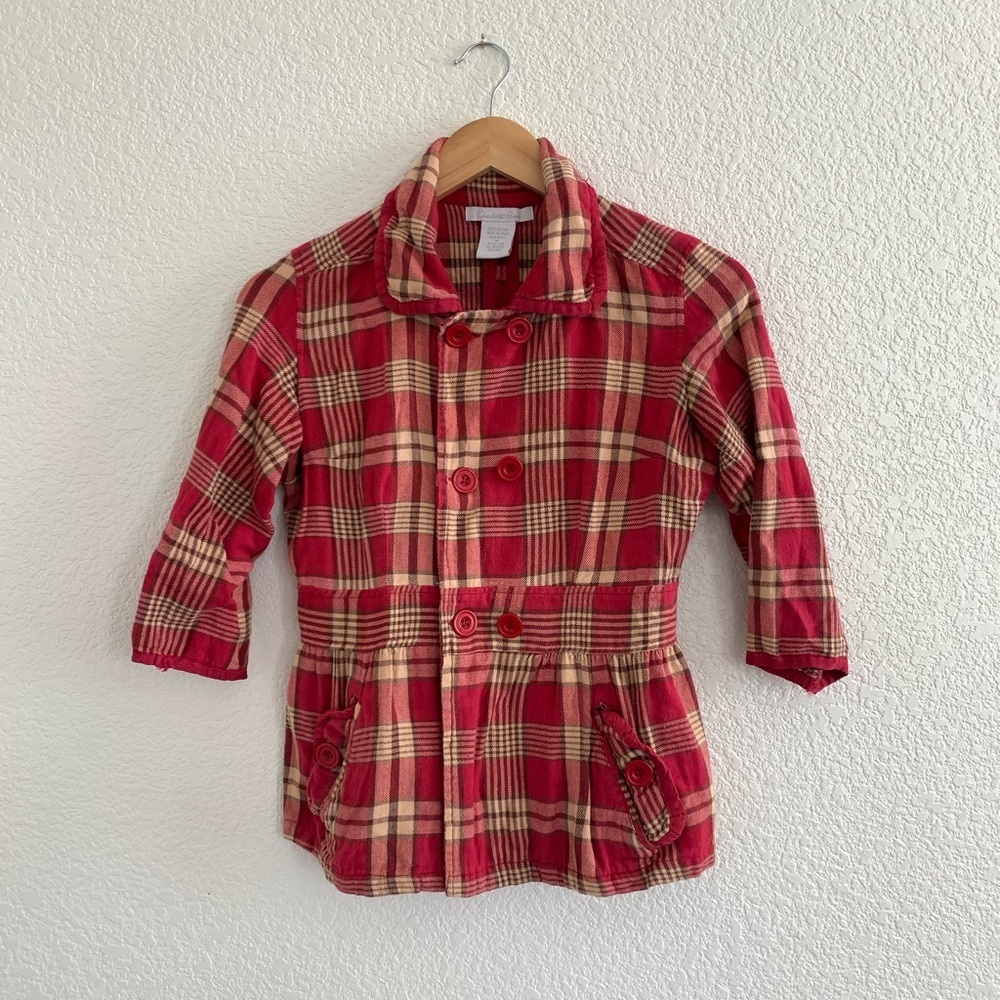 Charlotte Russe | Plaid shirt jacket size medium